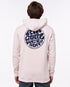 Rip Curl - wetsuit icon hood - dusty rose